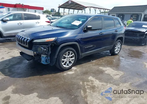 2016 Jeep Cherokee Sport из США, поврежденный, VIN 1C4PJLAB9GW116365